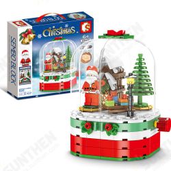 249 Pcs 601090 Blocks Christmas Rotating House Bricks Santa Claus Dust Cover Building Blocks Educational Toys for Kids Gifts 249 Pcs 601090 Blocks Christmas Rotating House Bricks Santa Claus Dust Cover Building Blocks Educational Toys for Kids Gifts