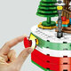 249 Pcs 601090 Blocks Christmas Rotating House Bricks Santa Claus Dust Cover Building Blocks Educational Toys for Kids Gifts