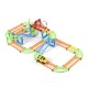 80/91/140Pcs DIY Assembly Electric ABS Track Car Model Set Puzzle Educational Toy for Kids