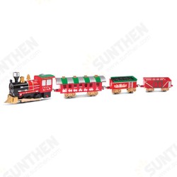 Christmas Train Track Toys Electric Stitching Train Track With Light And Music Effect Christmas Train Track Toys Electric Stitching Train Track With Light And Music Effect
