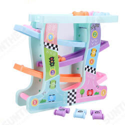 Racetrack Wooden Children Car Slider Race Track Toys Developmental Funny Toy Racetrack Wooden Children Car Slider Race Track Toys Developmental Funny Toy