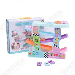 Racetrack Wooden Children Car Slider Race Track Toys Developmental Funny Toy Racetrack Wooden Children Car Slider Race Track Toys Developmental Funny Toy