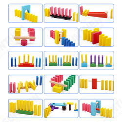 Creative Wooden Domino Rainbow Blocks Jigsaw Montessori Educational Toys for Children Creative Wooden Domino Rainbow Blocks Jigsaw Montessori Educational Toys for Children