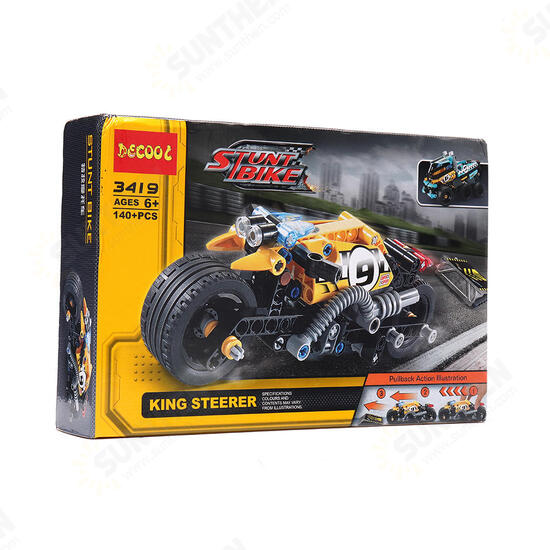 3419 Technic Stunt Bike Building Blocks Toys Bricks Kids Model Kids Toys Compatible Legoe