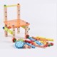 DIY Creative Toy Multi-function Nut Disassembly Combination Toy Wooden Chair DIY Creative Toy Multi-function Nut Disassembly Combination Toy Wooden Chair