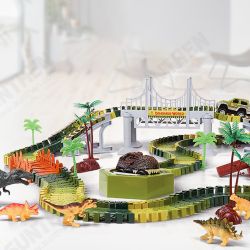 Dinosaur World Flexible Racing Car Track Toys Construction Play Game Educational Set Toy for Kids Gift Dinosaur World Flexible Racing Car Track Toys Construction Play Game Educational Set Toy for Kids Gift