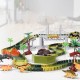 Dinosaur World Flexible Racing Car Track Toys Construction Play Game Educational Set Toy for Kids Gift