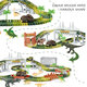 Dinosaur World Flexible Racing Car Track Toys Construction Play Game Educational Set Toy for Kids Gift