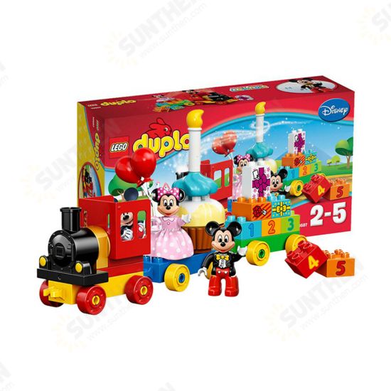 DUPLO Disney Mickey Mouse Clubhouse Mickey & Minnie Birthday Parade 10597 Disney Toy (24 Pieces)