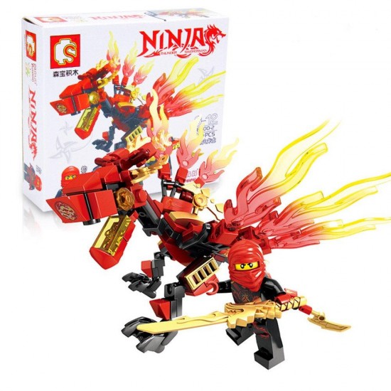 Dragon Ninja Compatible Blocks Assembly Bricks Blocks Toys Dragon Knight