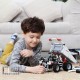White Mine Truck Car 500+ Pcs Mechanical Transmission Control and Tipping Bucket Lifting System Technical Building Blocks Model Toy for Kids Gift