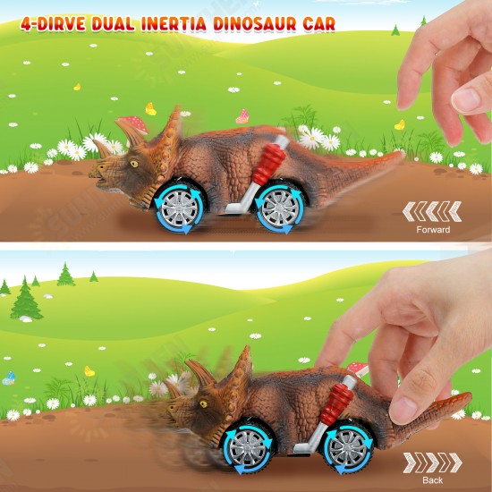 Dinosaur Toys Cars Inertia Vehicles Toddlers Kids Dinosaur Party Games with T-Rex Dino Toys Playset Birthday Gifts Dinosaur Toys Cars Inertia Vehicles Toddlers Kids Dinosaur Party Games with T-Rex Dino Toys Playset Birthday Gifts