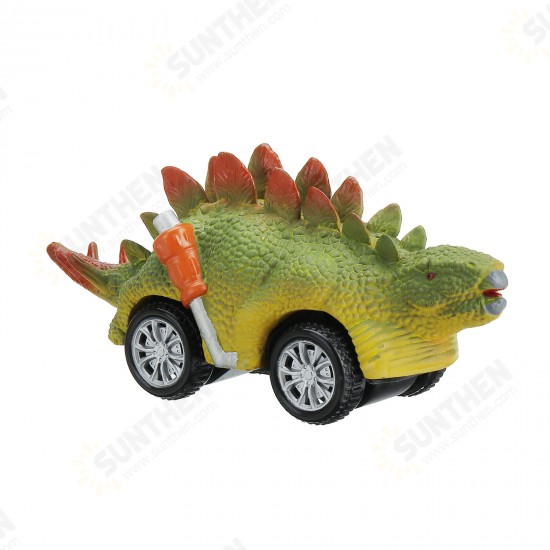 Dinosaur Toys Cars Inertia Vehicles Toddlers Kids Dinosaur Party Games with T-Rex Dino Toys Playset Birthday Gifts