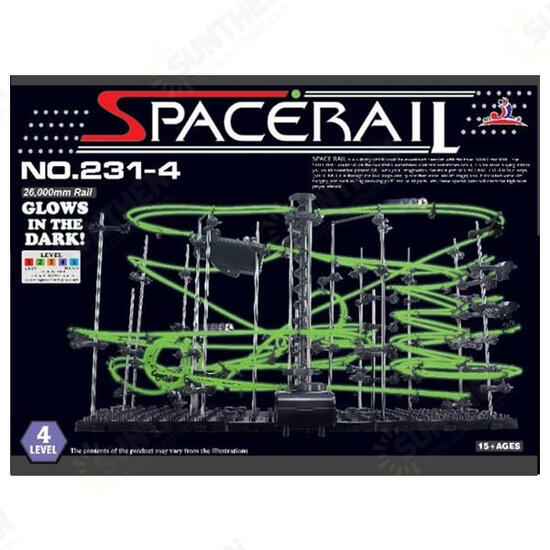 Level 4 231-4 26000mm Glows In The Dark Fluorescent Luminous Model Kit