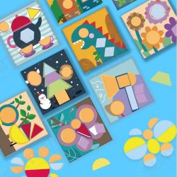Jigsaw Puzzle Toy Intellectual Development Wooden Children Early Education Kindergarten Changeable Creative Boys and Girls Gifts Jigsaw Puzzle Toy Intellectual Development Wooden Children Early Education Kindergarten Changeable Creative Boys and Girls Gifts