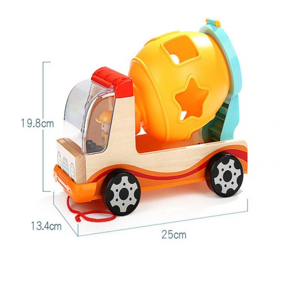 120308 Blocks Truck Modeling Shape Cognitive Mixer Toys