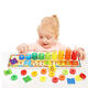 6540 Blocks Montessori Classic Math Rainbow Donuts Box Educational Toys for Kids