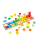 6540 Blocks Montessori Classic Math Rainbow Donuts Box Educational Toys for Kids