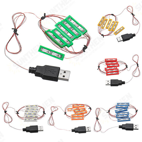 Universal DIY LED Light Brick Kit For MOC Toys USB Port Blocks Accessories Decor