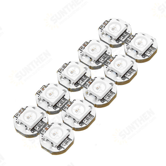 10Pcs DC 5V 3MM x 10MM WS2812B SMD LED Board Built-in IC-WS2812