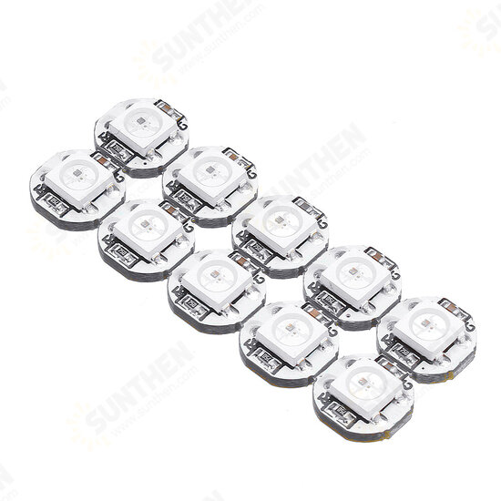 10Pcs DC 5V 3MM x 10MM WS2812B SMD LED Board Built-in IC-WS2812