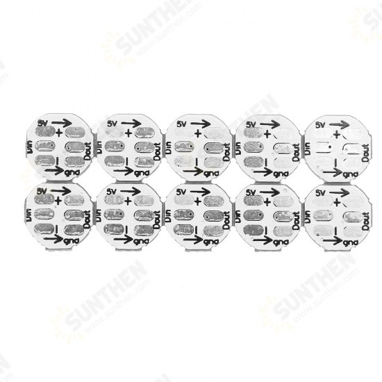 10Pcs DC 5V 3MM x 10MM WS2812B SMD LED Board Built-in IC-WS2812