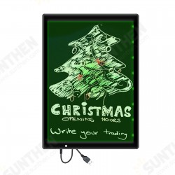 13x9 Inch Double-Side LED Flashing Writing Board Business Message Memo Menu Sign 13x9 Inch Double-Side LED Flashing Writing Board Business Message Memo Menu Sign