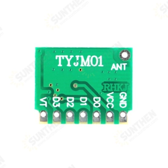 315MHz 433MHz Receiver Decoder Module Support PT2272 DIY Electronic ASK OOK TYJM01A-K PT2262 EV1527 SC5211 HS2240