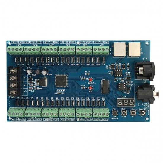 36CH Channel DMX512 Dimmer Controller DMX Decoder 12 Group RGB DC5V-24V