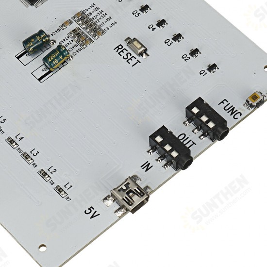 Assembled LED Music Spectrum Production Board 2416 Rhythm Flashing Light Parts Light Cube Without Shell