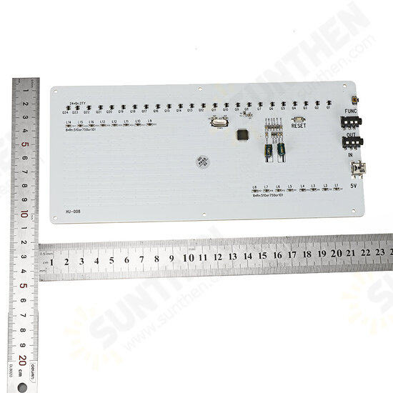 Assembled LED Music Spectrum Production Board 2416 Rhythm Flashing Light Parts Light Cube Without Shell