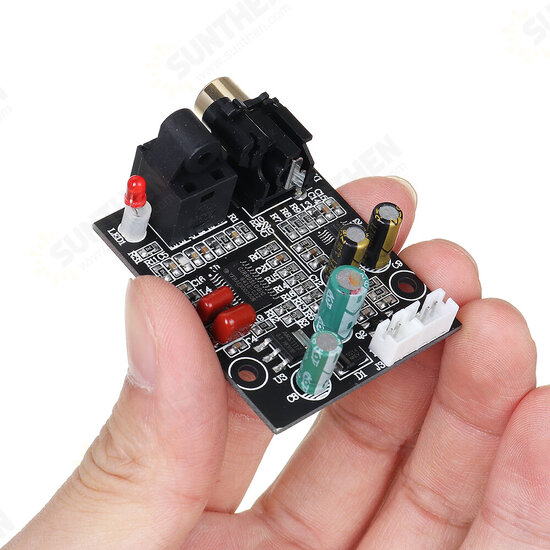 Digital Decoder 24 Bit 192K Optical Fiber Coaxial Decoding Board CS8416+CS4344 for Amplifier