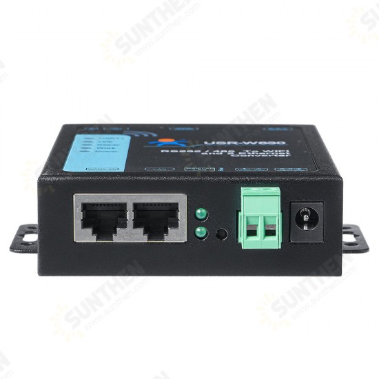 Dual Network Port WiFi Serial Server RS485/232 Serial Port to Wi-Fi Ethernet USR-W630