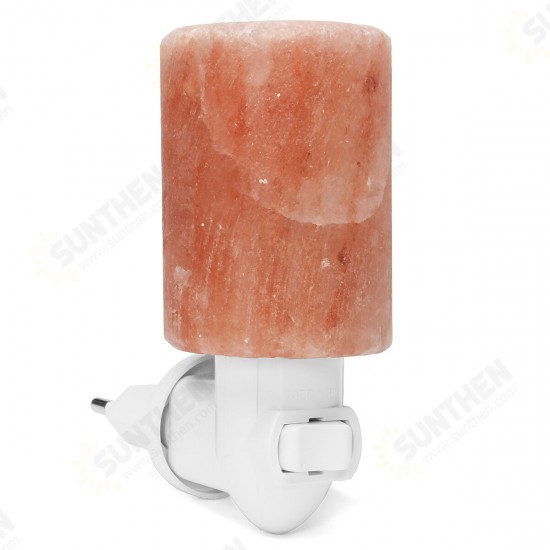 Himalayan Crystal Salt Lamp Cylindrical Lampshade Small Wall Lamp SaltLamp