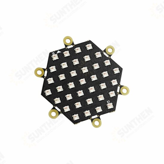 NeoHEX Hexagonal RGB LED Light Board WS2812C-2020-V1 37 Lamp Beads