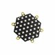 NeoHEX Hexagonal RGB LED Light Board WS2812C-2020-V1 37 Lamp Beads