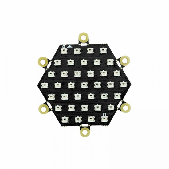 NeoHEX Hexagonal RGB LED Light Board WS2812C-2020-V1 37 Lamp Beads