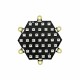 NeoHEX Hexagonal RGB LED Light Board WS2812C-2020-V1 37 Lamp Beads