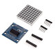 MAX7219 Dot Matrix Module Microcontroller LED Module Display Module MAX7219 DIY Kit