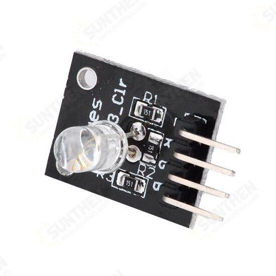 RGB 3 Color LED Module Board Red Green Blue for Arduino - products that work with official Arduino boards