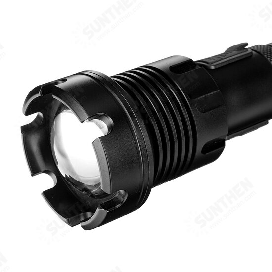 Super Powerfull P90 LED Flashlight With Side Light Outdoor Waterproof Torch