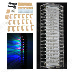 WDT10160 LED Light Single-row Breathing Music Spectrum Kit WDT10160 LED Light Single-row Breathing Music Spectrum Kit