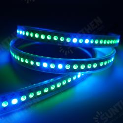 WS2812 WS2812B 2M 144 LEDs/M 5050 RGB LED Strip Addressable Light Tube Waterproof IP67 WS2812 WS2812B 2M 144 LEDs/M 5050 RGB LED Strip Addressable Light Tube Waterproof IP67