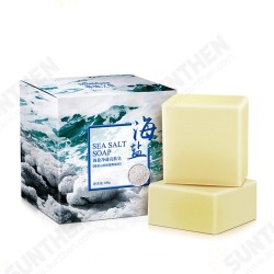 100g Removal Pimple Pore Acne Treatment Sea Salt Soap Cleaner Moisturizing Goat Milk Soap Face Care Wash Basis Soap 100g Removal Pimple Pore Acne Treatment Sea Salt Soap Cleaner Moisturizing Goat Milk Soap Face Care Wash Basis Soap