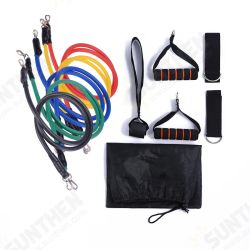 11PCS Durable Resistance Bands Yoga Pilates Abs Exercise Fitness Tube Workout Tool 11PCS Durable Resistance Bands Yoga Pilates Abs Exercise Fitness Tube Workout Tool