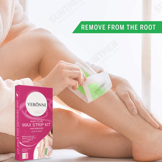 20Pcs/ 10Sheets Professional Waterproof Hair Removal Double Sided Cold Wax Strips Paper For Leg Body Face 20Pcs/ 10Sheets Professional Waterproof Hair Removal Double Sided Cold Wax Strips Paper For Leg Body Face