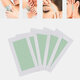 20Pcs/ 10Sheets Professional Waterproof Hair Removal Double Sided Cold Wax Strips Paper For Leg Body Face