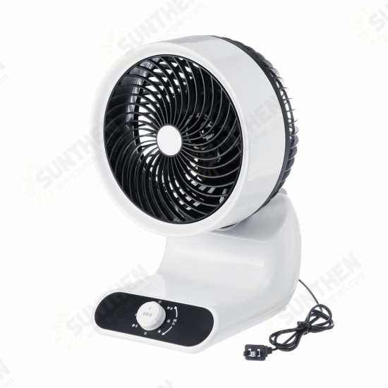 220V 40W 3 Speed Portable Air Circulator Cooling Fan USB Charging Cooler Home Room