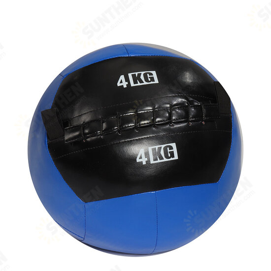 2/4/6KG Weighted Fitness Balance Ball PU Soft Gym Inelastic Training Exerciser