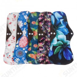 6 Pcs Reusable Organic Bamboo Charcoal Heavy Flow Menstrual Sanitary Pads Set 6 Pcs Reusable Organic Bamboo Charcoal Heavy Flow Menstrual Sanitary Pads Set